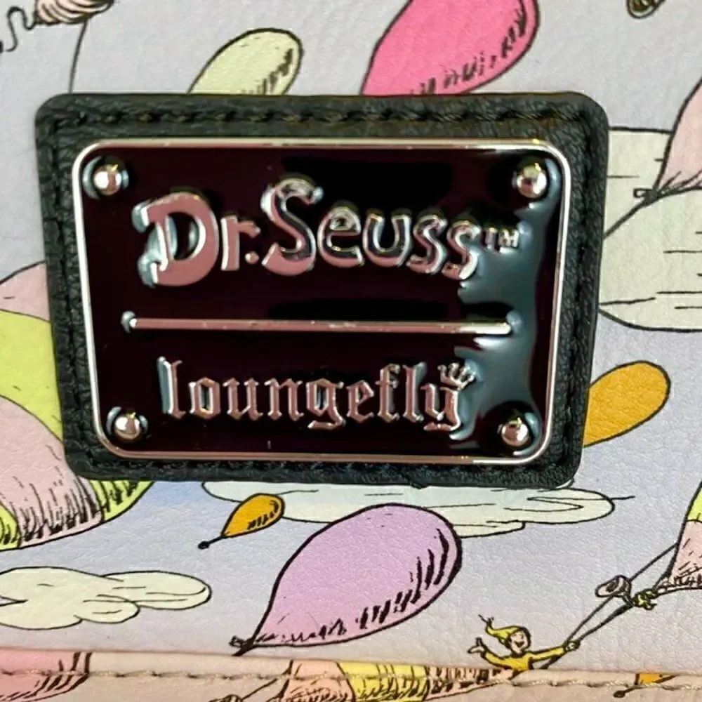 Loungefly Dr. Seuss Oh the Places You’ll Go Mini Backpack & Wallet NWT